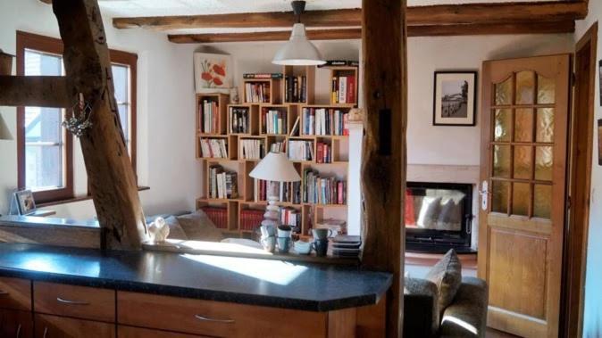 Gite Au Petit Ruisseau-Etage Et Combles-Maison Alsacienne 4 Personnes 4 Nuitees Minimum Langensoultzbach المظهر الخارجي الصورة