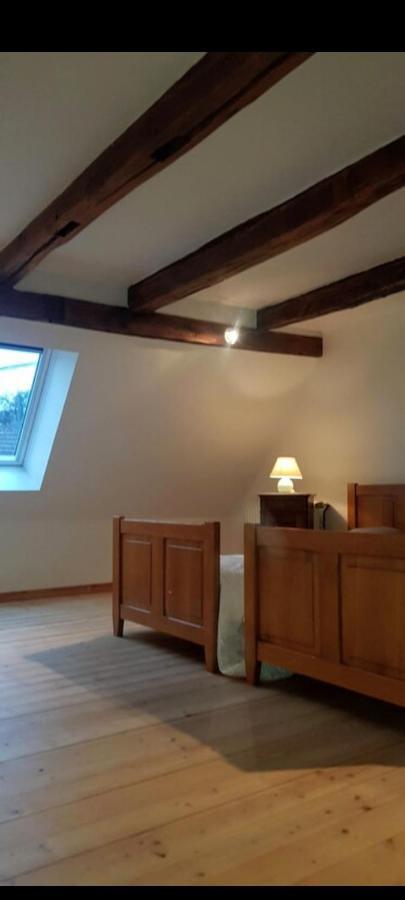 Gite Au Petit Ruisseau-Etage Et Combles-Maison Alsacienne 4 Personnes 4 Nuitees Minimum Langensoultzbach المظهر الخارجي الصورة