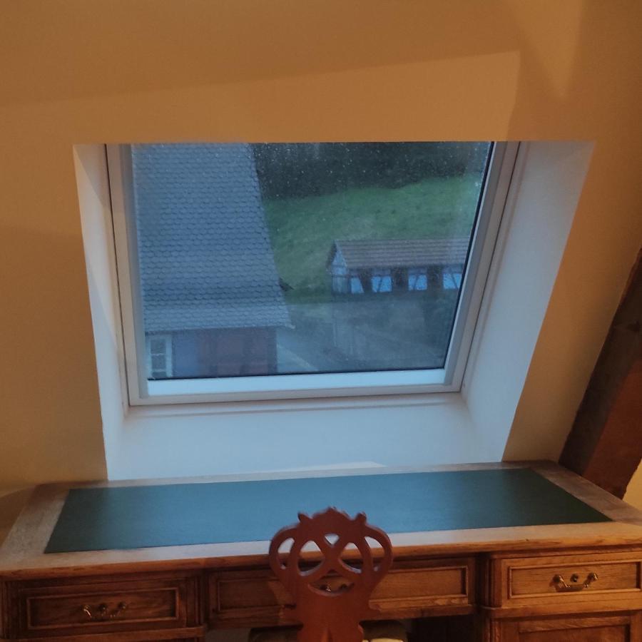 Gite Au Petit Ruisseau-Etage Et Combles-Maison Alsacienne 4 Personnes 4 Nuitees Minimum Langensoultzbach المظهر الخارجي الصورة