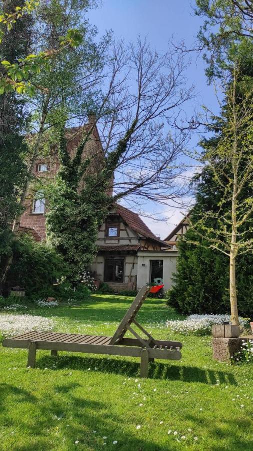 Gite Au Petit Ruisseau-Etage Et Combles-Maison Alsacienne 4 Personnes 4 Nuitees Minimum Langensoultzbach المظهر الخارجي الصورة