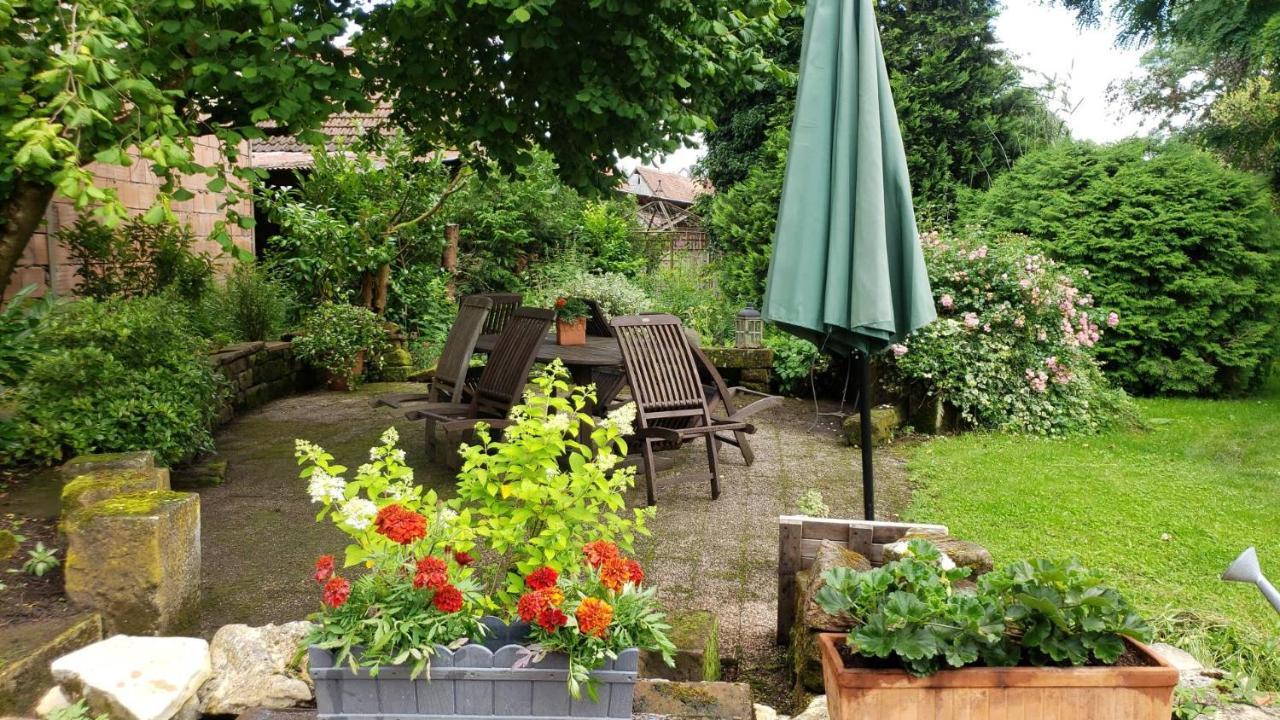 Gite Au Petit Ruisseau-Etage Et Combles-Maison Alsacienne 4 Personnes 4 Nuitees Minimum Langensoultzbach المظهر الخارجي الصورة