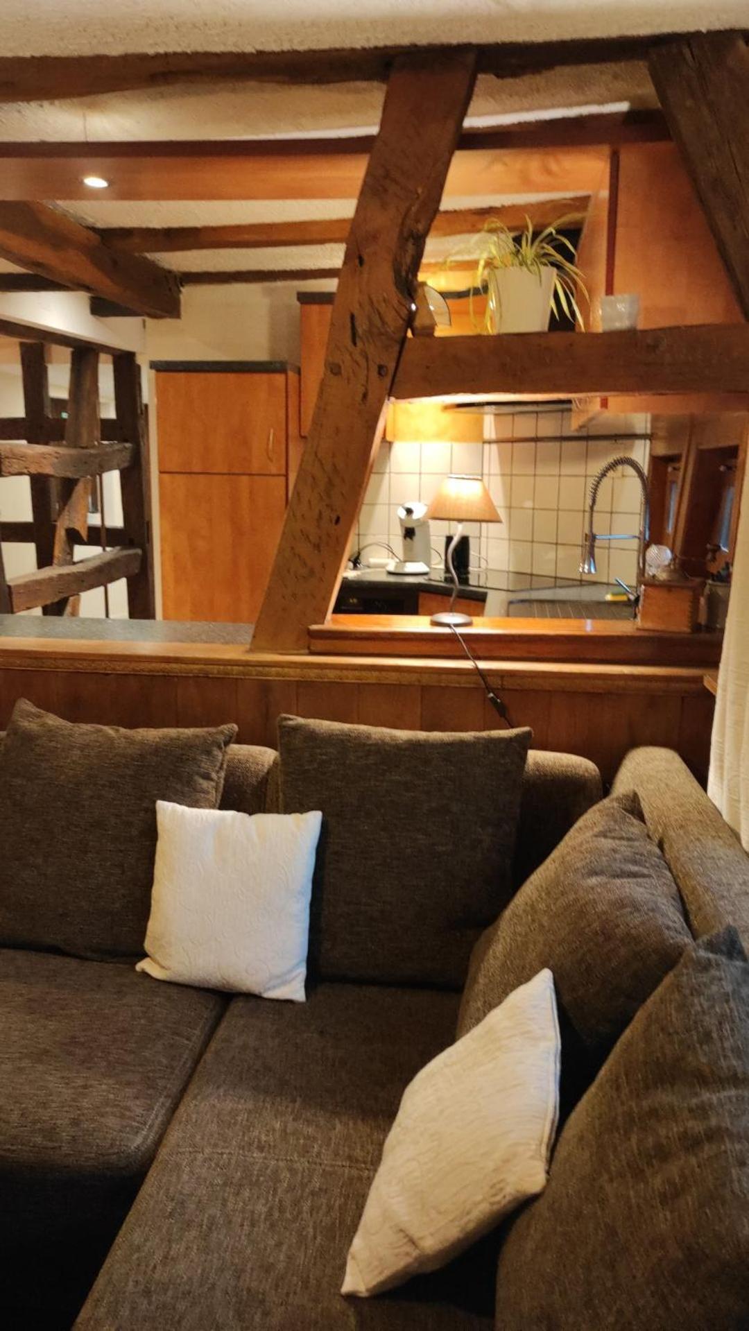 Gite Au Petit Ruisseau-Etage Et Combles-Maison Alsacienne 4 Personnes 4 Nuitees Minimum Langensoultzbach المظهر الخارجي الصورة